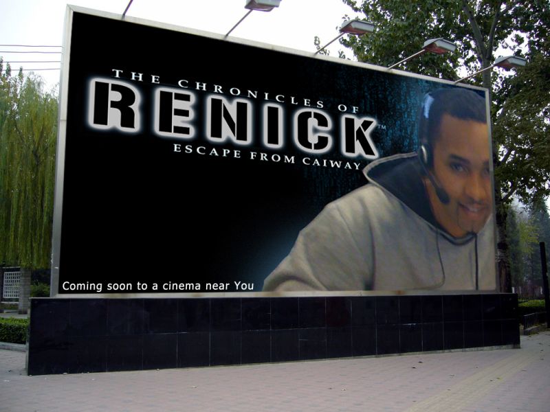 Chronicles of Renick billboard